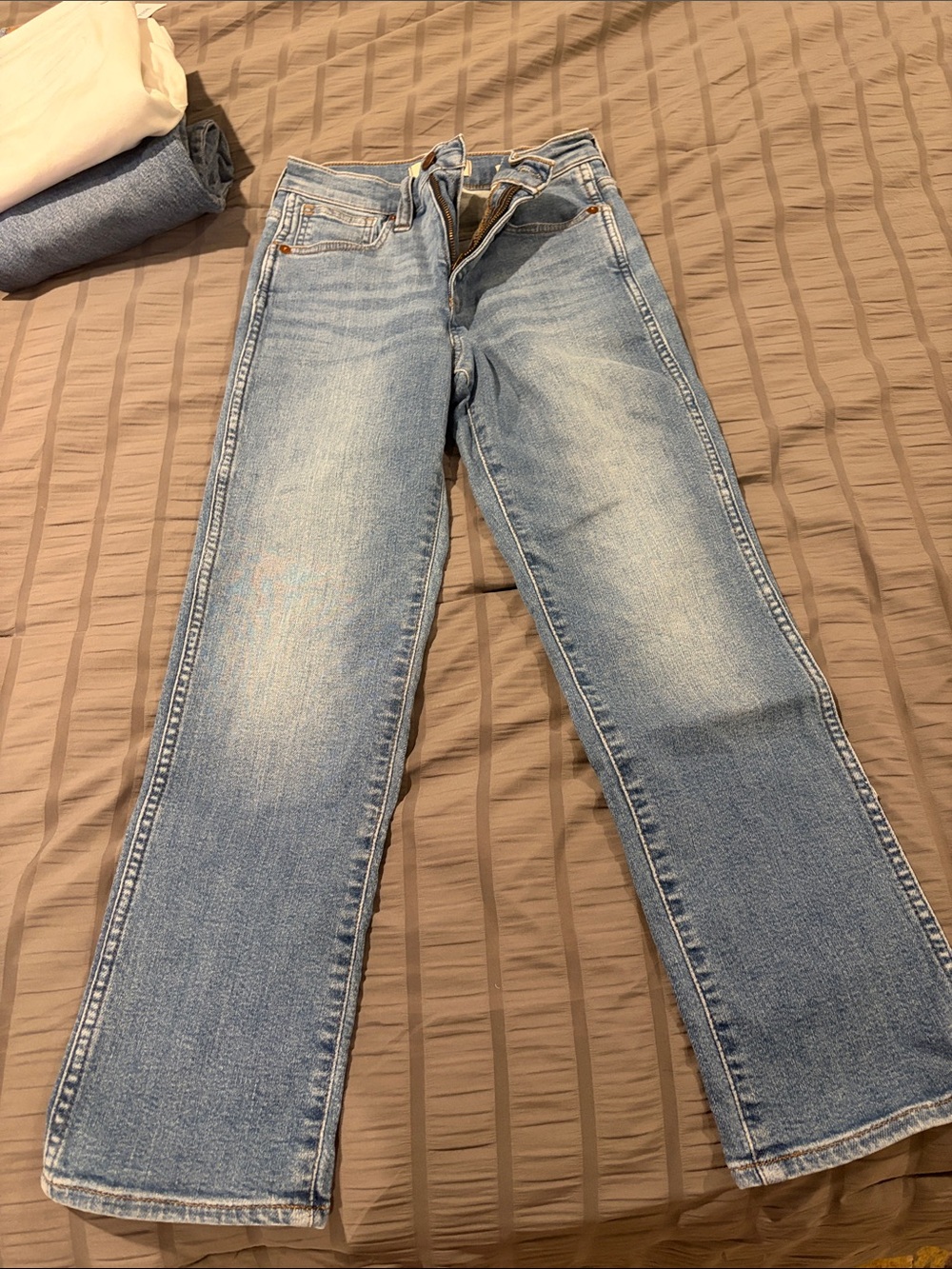 Madewell Light Blue Stovepipe Jeans